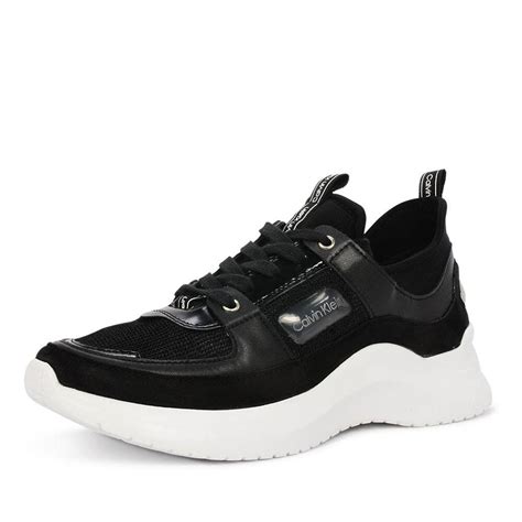 calvin klein sneaker dames black